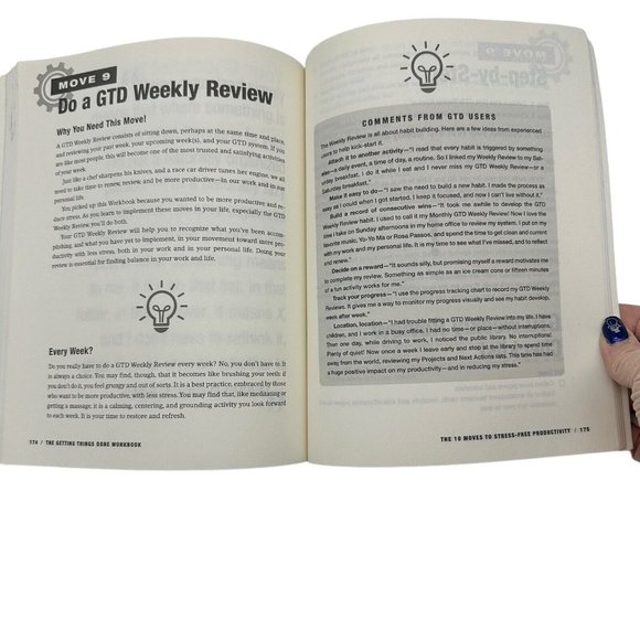 The Getting Things Done Workbook:10 Moves Stress Free Productivity Allen, David - Picture 7 of 10
